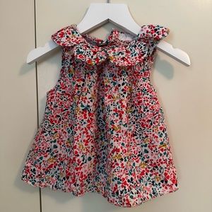 Jacadi Liberty fabric top - 24m